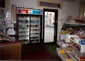 Winkings_Market_14_1993  Looking towards the front door at Winking\'s Market.