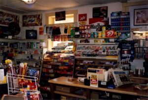 Winking's Market grocery items.