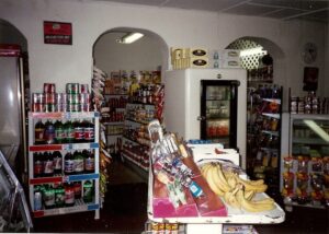 Winkings_Market_9_1993  Looking towards the back of the store in 1993.